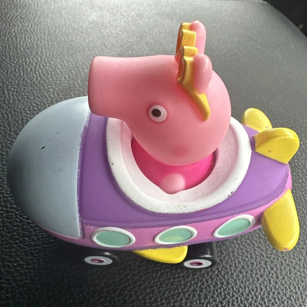 ©2003 Jazwares Peppa Pig Buggles Airplane Jet Mini Racer Car